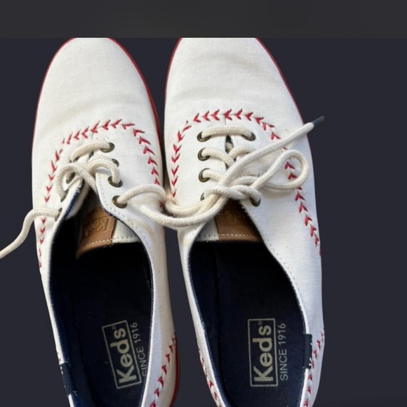 Keds Champion Canvas Baseball Stitching Sneakers size 6.5 - Picture 8 of 8